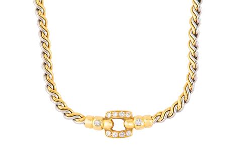 Lot 60 - A DIAMOND NECKLACE BY CARTIER