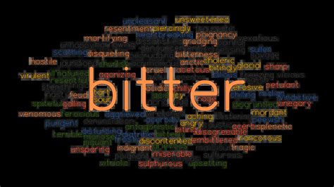 BITTER: Synonyms and Related Words. What is Another Word for BITTER ...