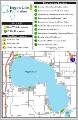 South Higgins Lake State Park Map - Maping Resources