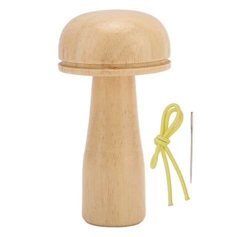 Darning Mushroom Kit Detachable Wooden Darning Mushroom Needle Sewing ...