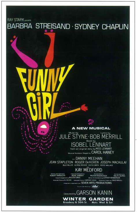 Funny Girl (Broadway) Movie Posters From Movie Poster Shop