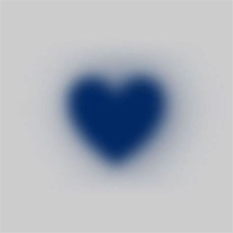 a blue heart on a gray background