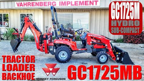 Massey Ferguson GC1725MB TLB Sub-Compact Tractor Loader, 57% OFF