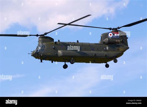 Chinook HC2A helicopter, operated by 18/27 Squadron of the RAF, on ...