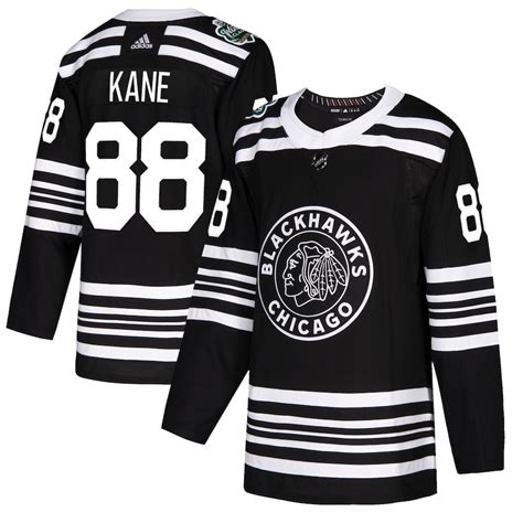 adidas Patrick Kane Chicago Blackhawks Black 2019 Winter Classic ...