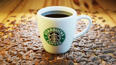 ArtStation - Starbucks Coffee Mug Art