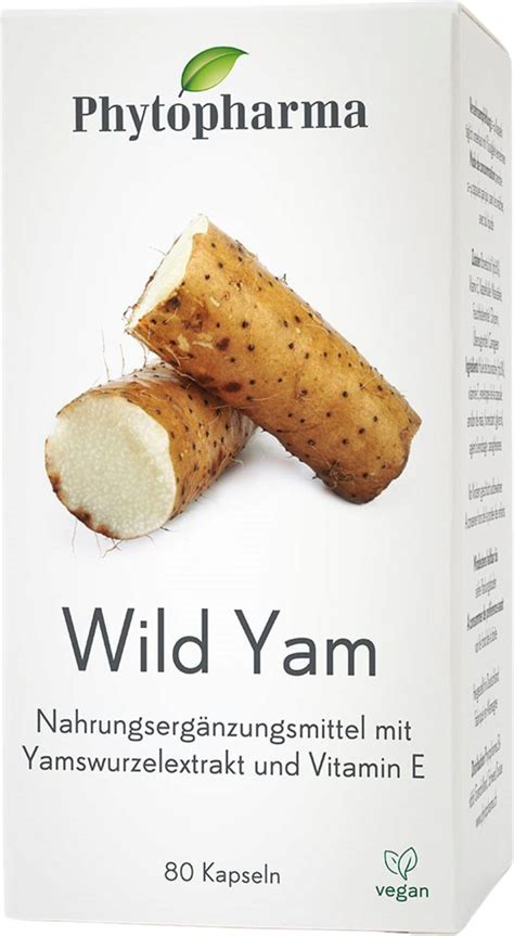 Wild Yam, 80 capsules - Phytopharma - VitalAbo Online Shop Europe