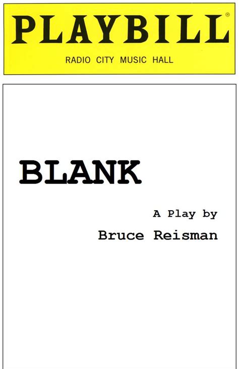 Playbill Template Word – Xfanzexpo.com