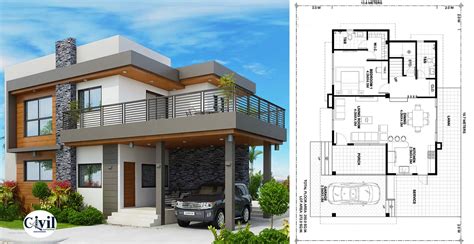 2 Storey Modern House With 4 Bedrooms - Engineering Discoveries