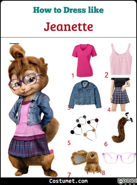 Chipettes (Alvin and the Chipmunks) Costume for Cosplay & Halloween ...