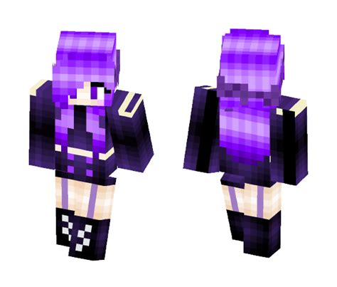 Download ~Purple Girl~ Minecraft Skin for Free. SuperMinecraftSkins