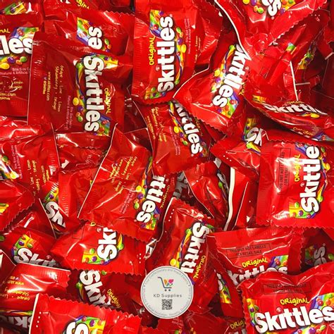 Skittles Original Flavor Fun Size Chewy Candy Packs Bulk Bag - 1lb ...