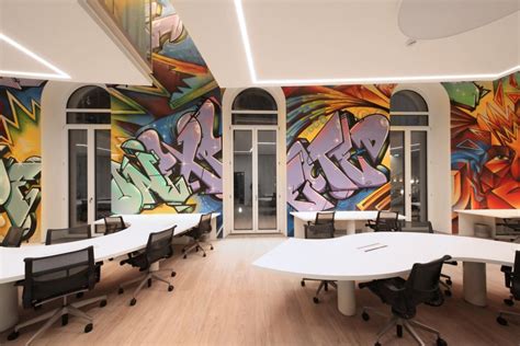 Desain Kantor Kreatif - IMURAL: We Believe Art Gives Space Meaning