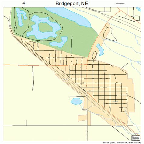 Bridgeport Nebraska Street Map 3106295