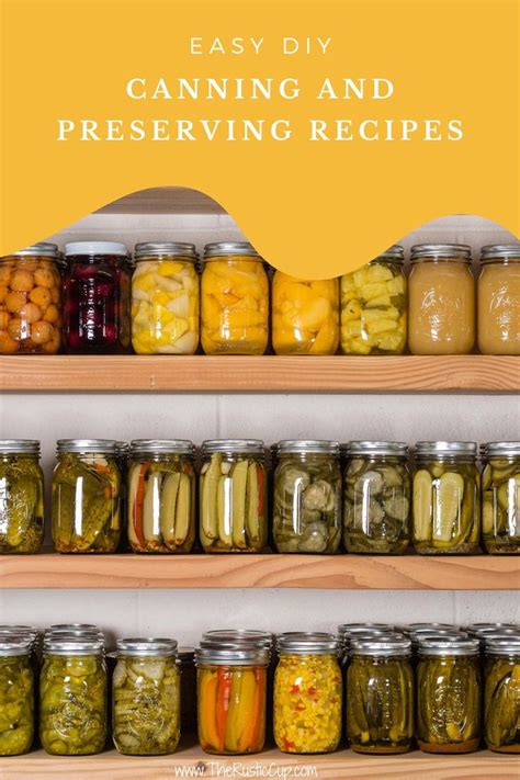 Simple How-To Canning Recipes and Guide | Canning, Canning recipes ...