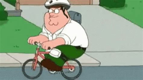 Peter Griffin Family Guy Bicicletta Cadere Ops GIF - Peter Griffin ...