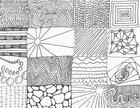 Thumbnails exploring line, point, shape, form, scale, pattern ...