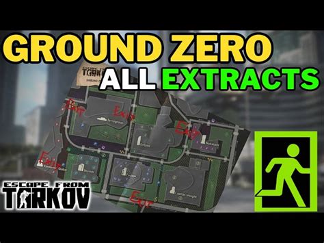 Escape From Tarkov Ground Zero Map, Extracts And Quests