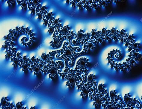 Fractal 3-D image of the Mandelbrot Set - Stock Image - A925/0338 ...