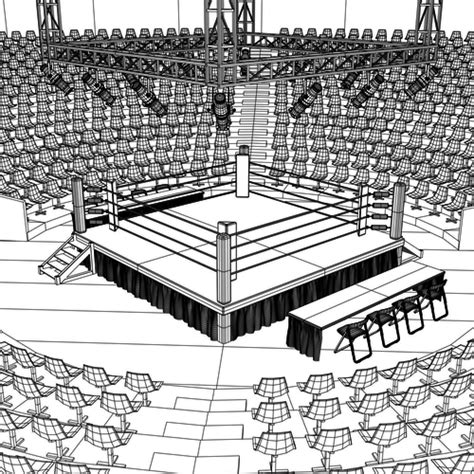 Boxing Ring Drawing at GetDrawings | Free download