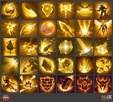 ArtStation - Arcanium. Icons design | Game icon design, Icon design ...