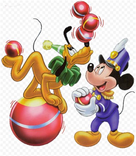 HD Mickey Mouse and Pluto Circus PNG | Citypng