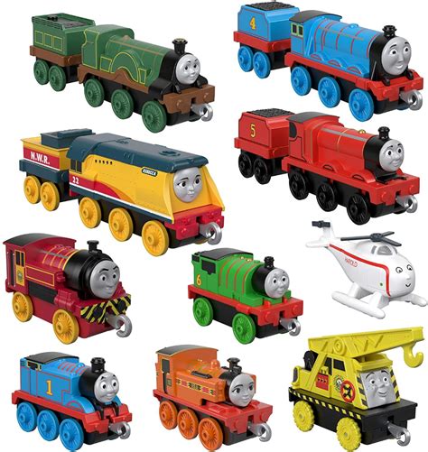 Thomas & Friends TrackMaster Sodor Steamies 10-Pack Diecast Toy Trains ...