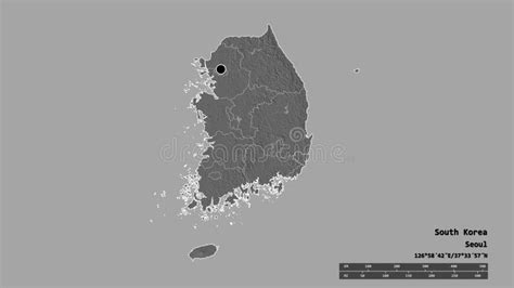 Location of Ulsan on Map South Korea. 3d Location Sign Similar To the ...