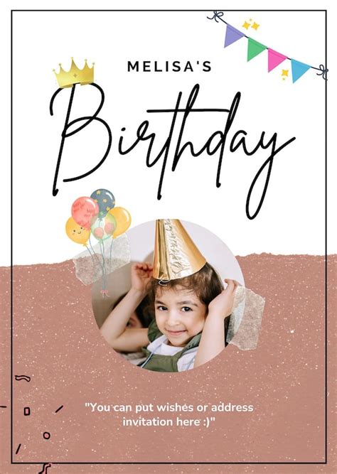 CANVA Birthday Card Wishes Invitation - Etsy