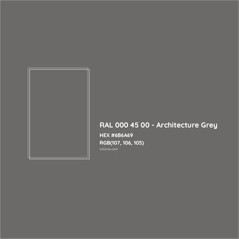 About RAL 000 45 00 - Architecture Grey Color - Color codes, similar ...