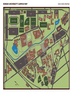 Rowan University Map - Fill and Sign Printable Template Online