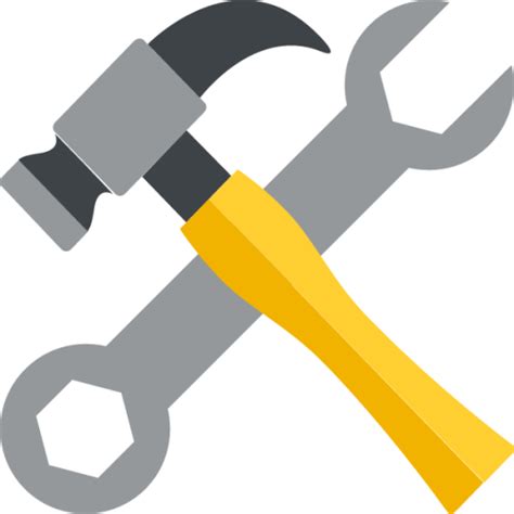 "hammer and wrench" Emoji - Download for free – Iconduck