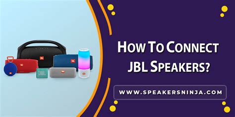 How to Connect JBL Speakers To Each Other – [2024]