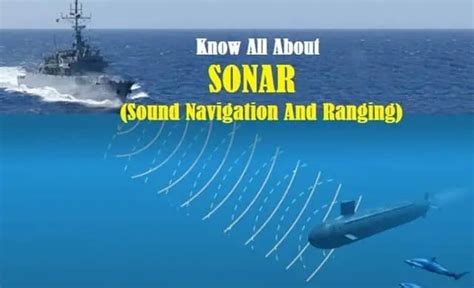 Sonar - Types, Architecture, How it works, Applications and Advantages