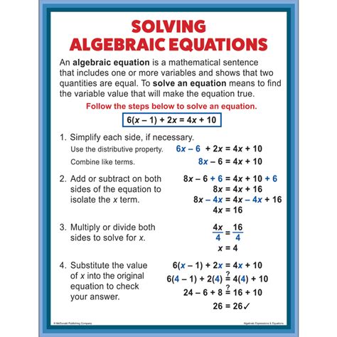 Algebraic Expressions Exercises