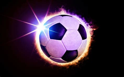 Soccer Ball On Fire Wallpapers on WallpaperDog