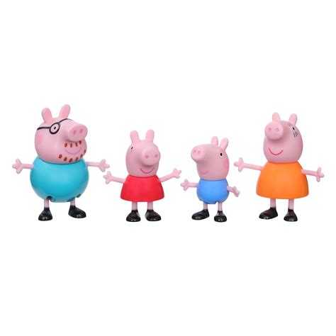 Buy Peppa Pig Peppa'S Adventures Peppa'S Family Figure 4-Pack Toy, 4 ...