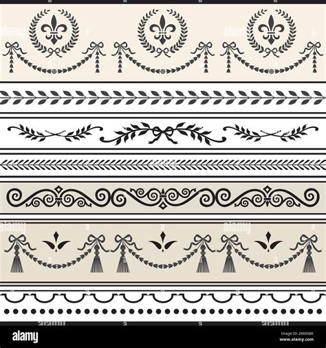 Antique border Stock Vector Images - Alamy