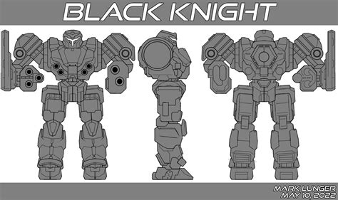 ArtStation - Black Knight Battletech [Fan Art]