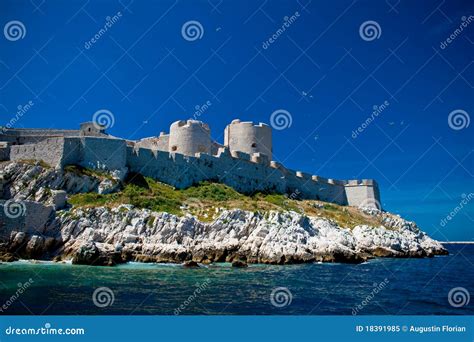 Chateau D If, Marseille , France Stock Image - Image of island ...