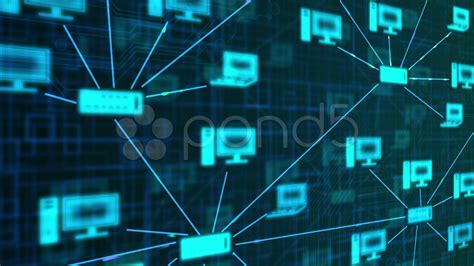 Computer Network Background Blue Stock Footage,#Background#Network# ...