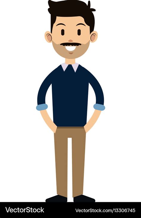 Man cartoon icon Royalty Free Vector Image - VectorStock