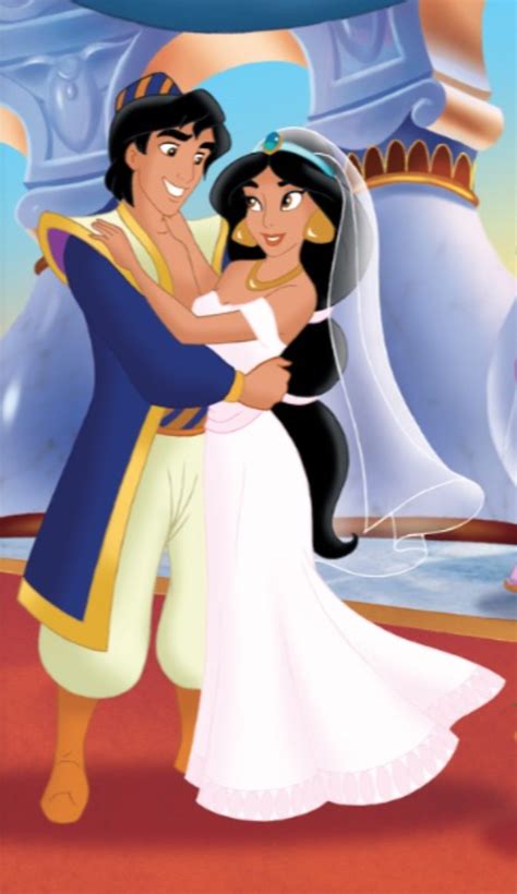 Princess Jasmine and Aladdin's Wedding Day Princesa Disney Jasmine ...