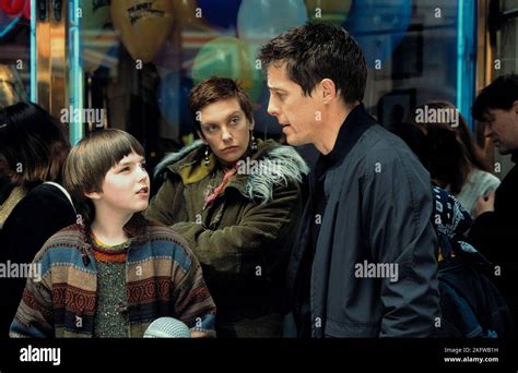 NICHOLAS HOULT, TONI COLLETTE, HUGH GRANT, ABOUT A BOY, 2002 Stock ...