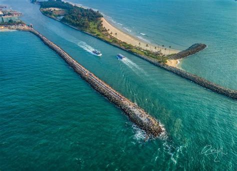 Aerial views of Malpe beach in Karnataka #beach #southindia # ...