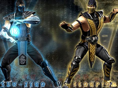 🔥 [100+] Sub Zero vs Scorpion Wallpapers | WallpaperSafari