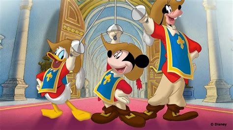 Mickey, Donald & Goofy in the 2004 movie: "The Three Musketeers" | Idee ...