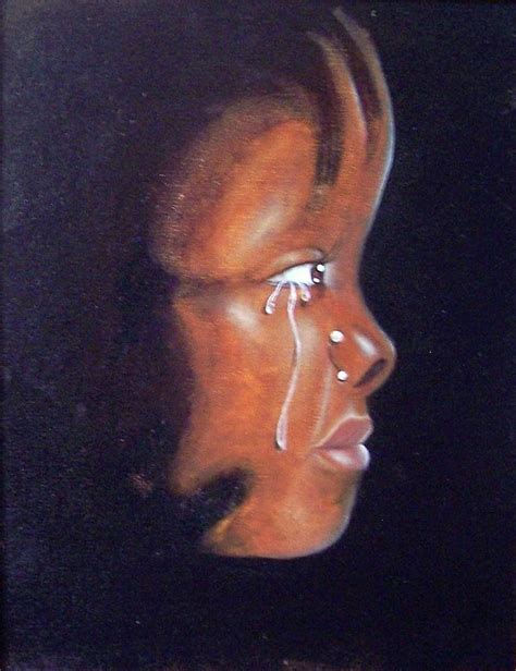 Crying Child Painting by Leroy Geames | Fine Art America