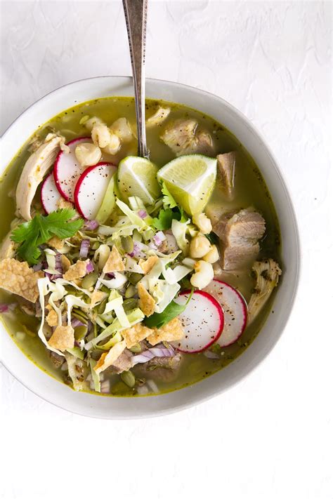 Authentic Mexican Green Pozole Recipe | Deporecipe.co