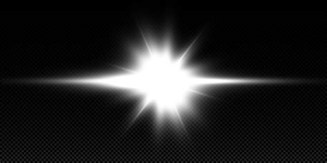 Premium Vector | White glowing light explodes with ray. special lens ...